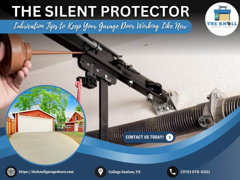 The Silent Protector: Lubrication Tips to Keep Your Garage Door Working Like New 1 The Knoll Garage Doors 3