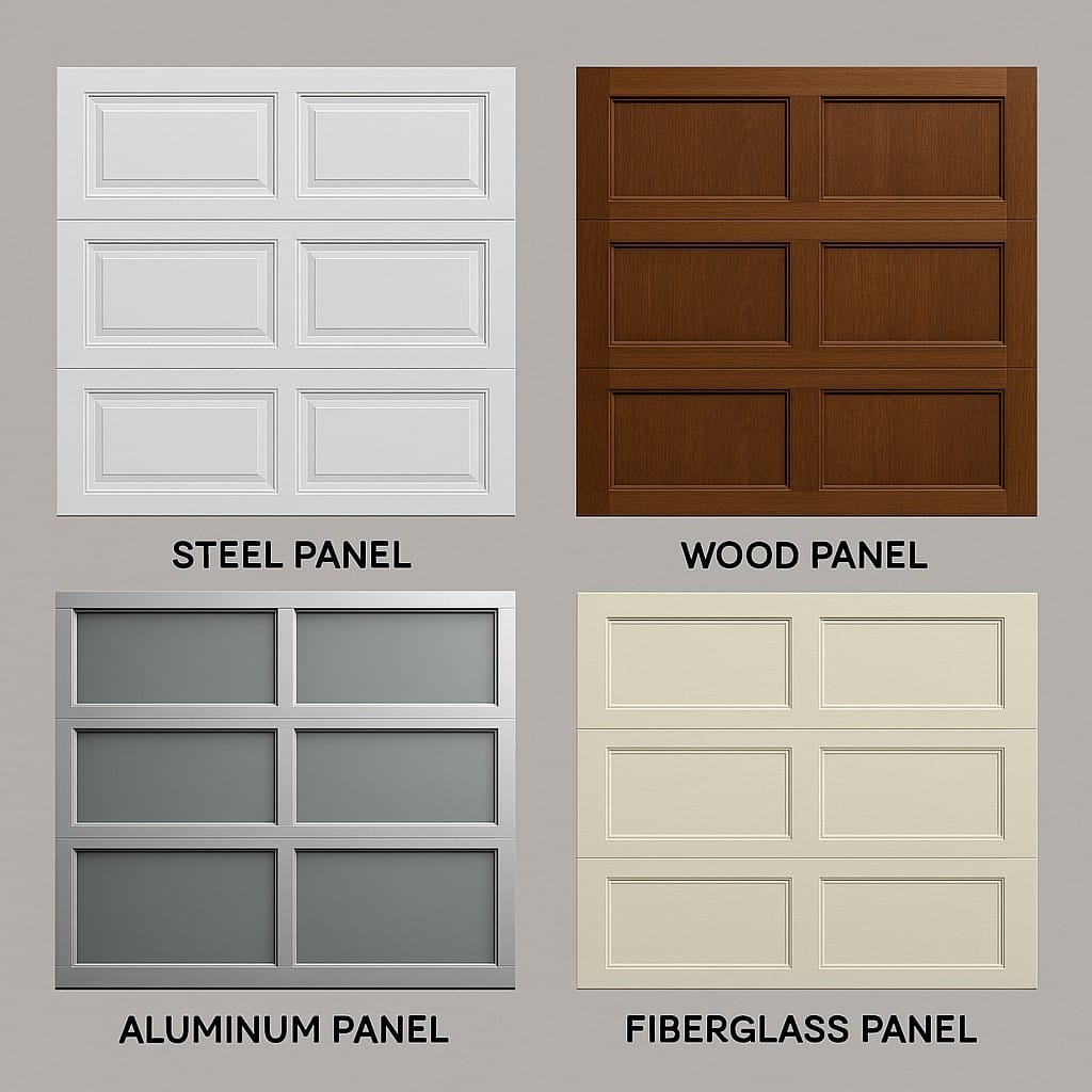 Fall Prep: Replacing Garage Door Before Texas's Cooler Months 3 Garage Door Materials 4