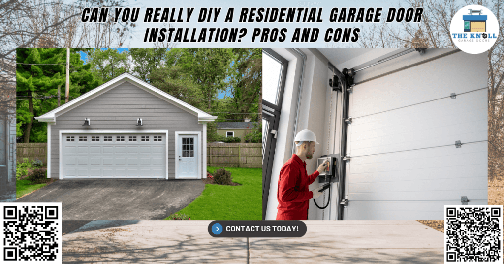 Can You Really DIY a Residential Garage Door Installation? Pros and Cons 1 Residential garage door installation College Station, TX