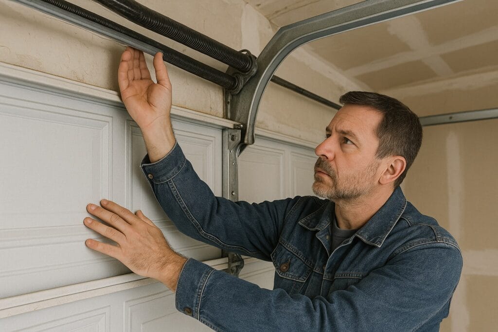 How to Maintain Your New Garage Door Installation for 10+ Years 3 Garage door inspection