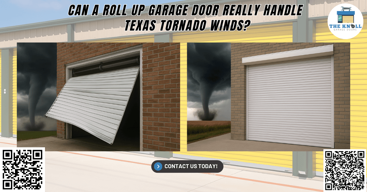 Tips & Guides 22 Can a Roll-Up Garage Door Really Handle Texas Tornado Winds? - The Knoll Garage Doors