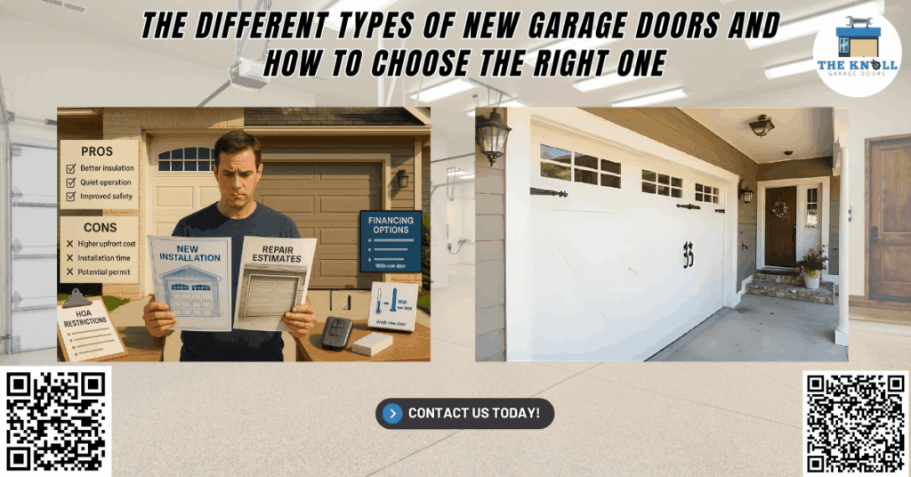 The Different Types of New Garage Doors and How to Choose the Right One 1 The Different Types of New Garage Doors and How to Choose the Right One
