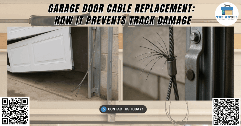 Garage Door Cable Replacement: How It Prevents Track Damage 1 Garage Door Cable Replacement: How It Prevents Track Damage