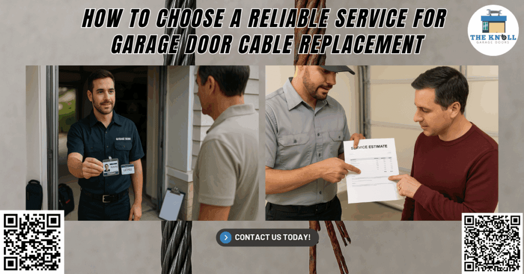 Why You Should Never Ignore a Broken Garage Door Cable 1 Why You Should Never Ignore a Broken Garage Door Cable - The Knoll Garage Doors