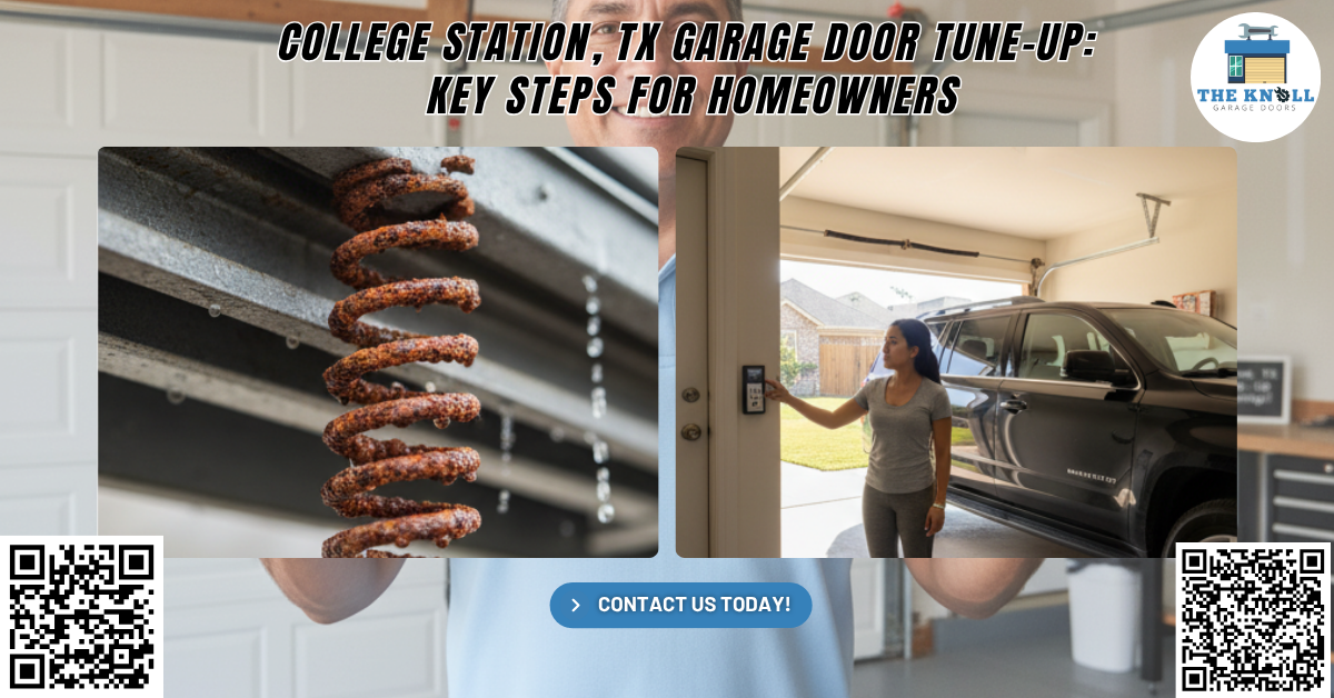 College Station, TX Garage Door Tune-Up: Key Steps for Homeowners - The Knoll Garage Doors